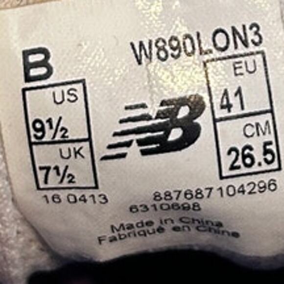 New Balance - 890 v3 London Rev Lite - Running - Gray - Women's - 9.5B -W890LON3 - Picture 9 of 9